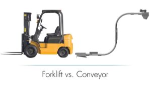 Cable Conveying vs forklift