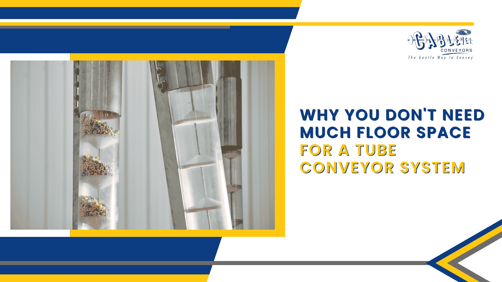 Why You Don't Need Much Floor Space For A Tube Conveyor System