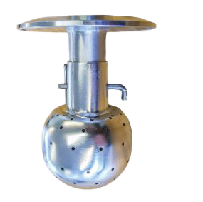 Sprayball of a conveying system